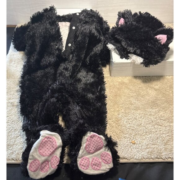 Inky Black Kitty Infant Costume 6-12 Months Noahs Ark Collection - Picture 4 of 5